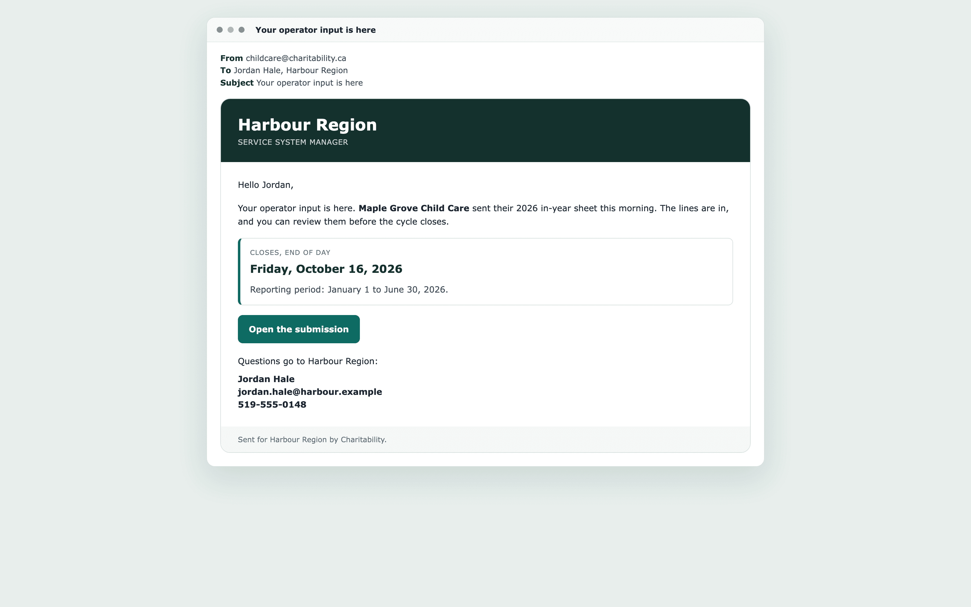 CWELCC Funding, Reconciliation & Cost Review screenshot 1